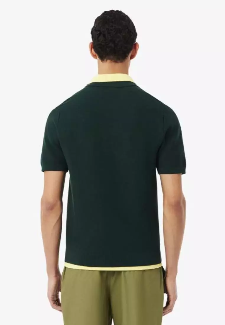 Classic Fit Knitted Polo Shirt