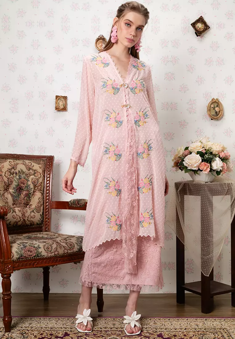 PUSPITA RECYCLED POLYESTER EMBROIDERED KEBAYA