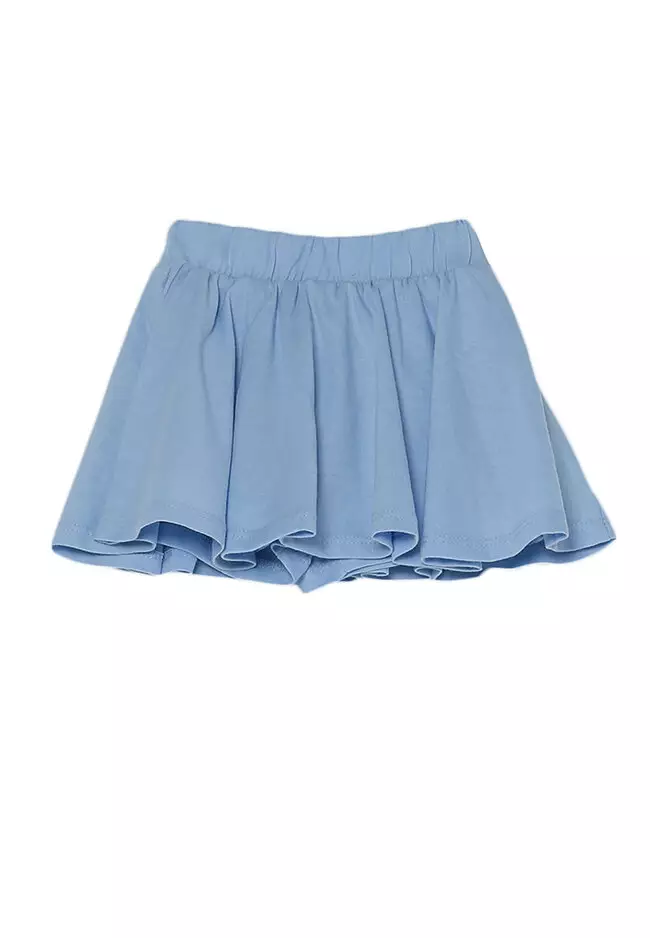 Elastic waist 2024 jersey skirt