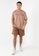 CALVIN KLEIN brown Logo Shorts - Calvin Klein Performance 4885BAAF6C05FBGS_3