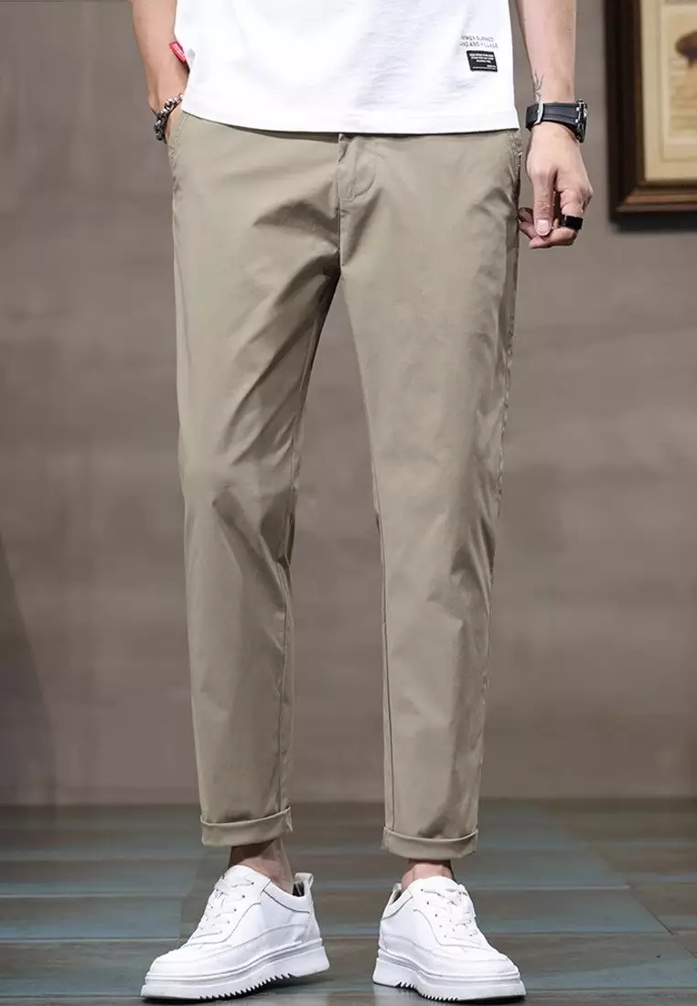 Elasticated Waist Slim Pants