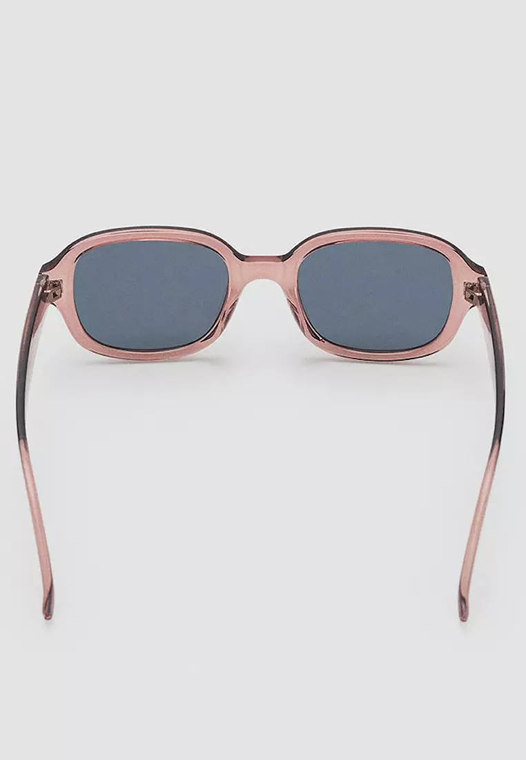 Semi-Transparent Frame Sunglasses