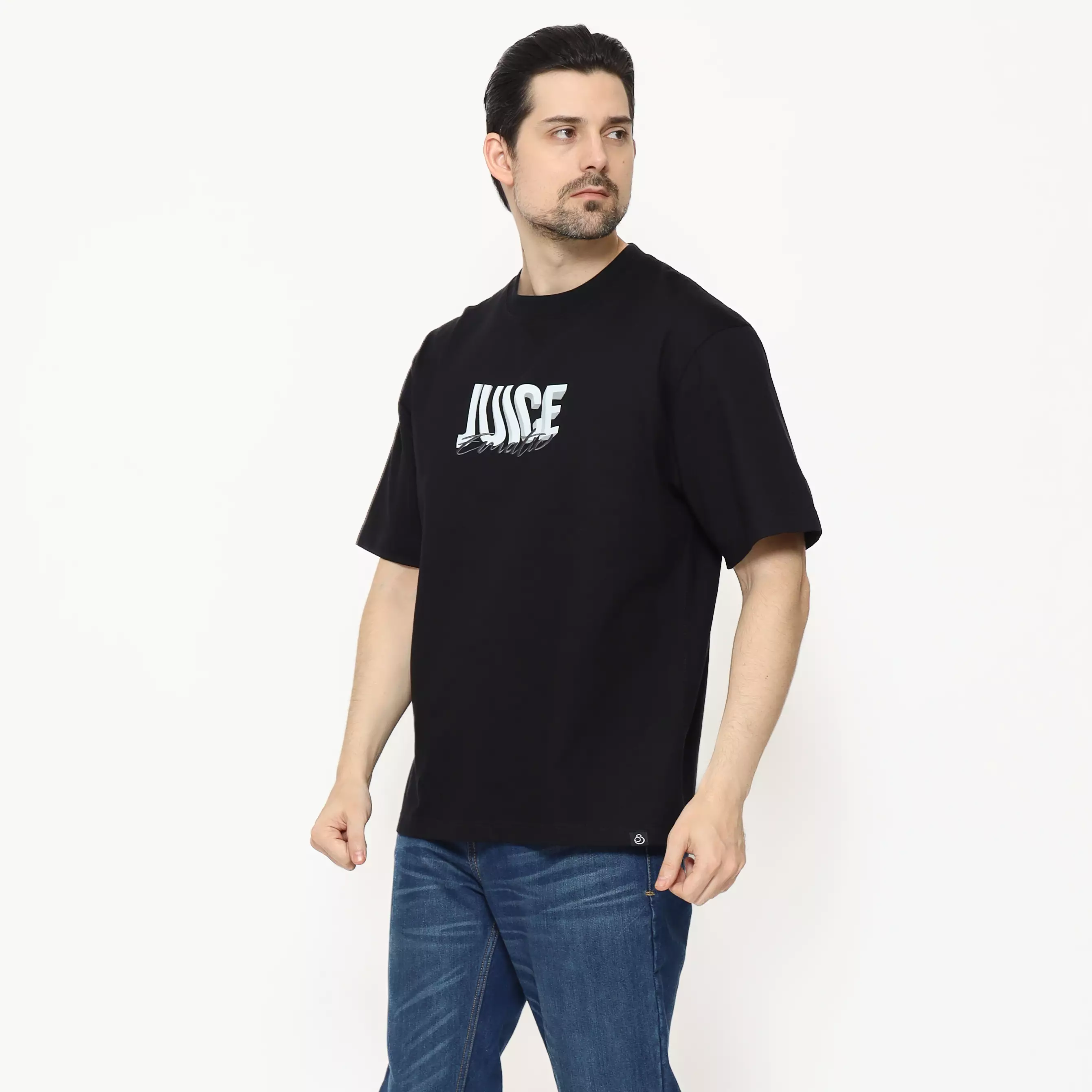 Juice Ematic Kaos lengan pendek Pria Peindre Oversize Planet Surf