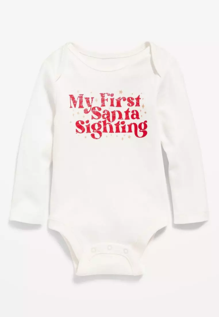 Unisex My First Santa Sighting Bodysuit for Baby