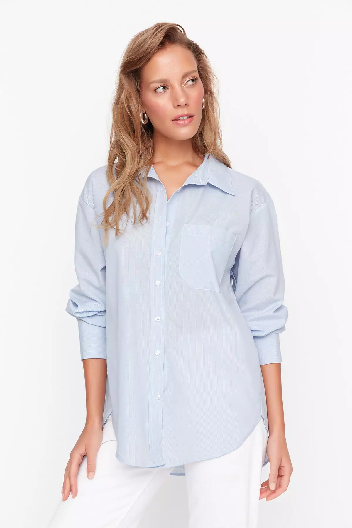 Long Sleeves Boyfriend Shirt