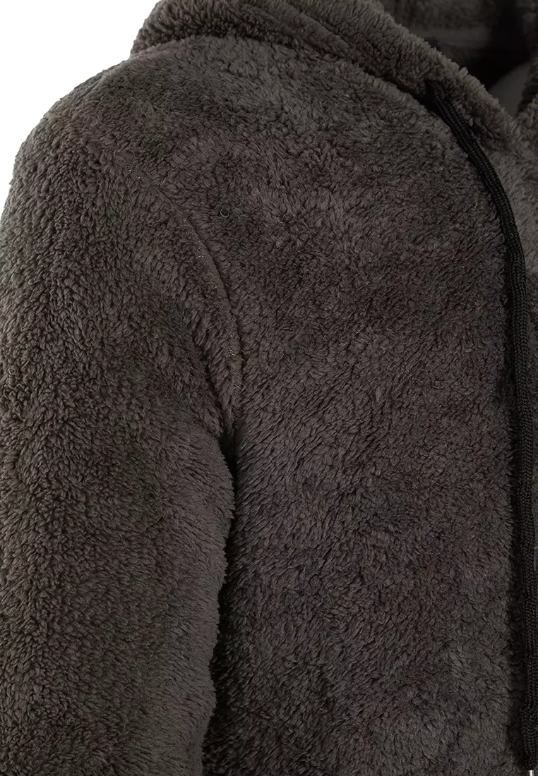 Thick cheap grey hoodie