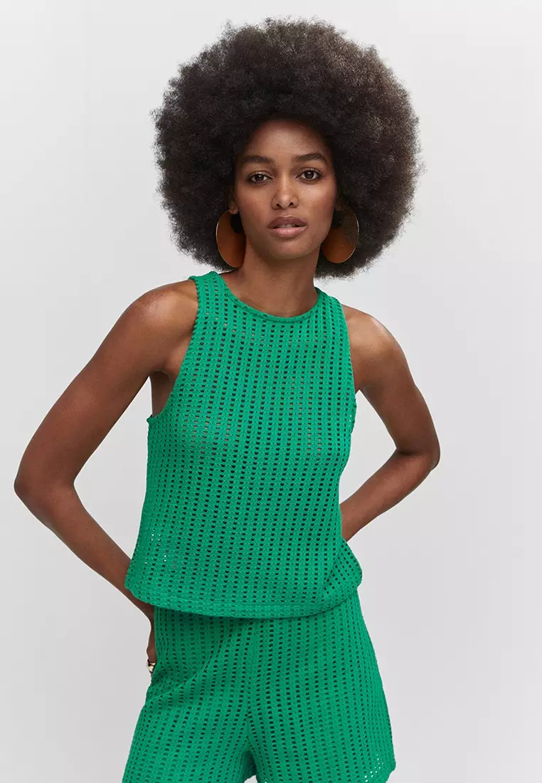 Openwork Knit Top