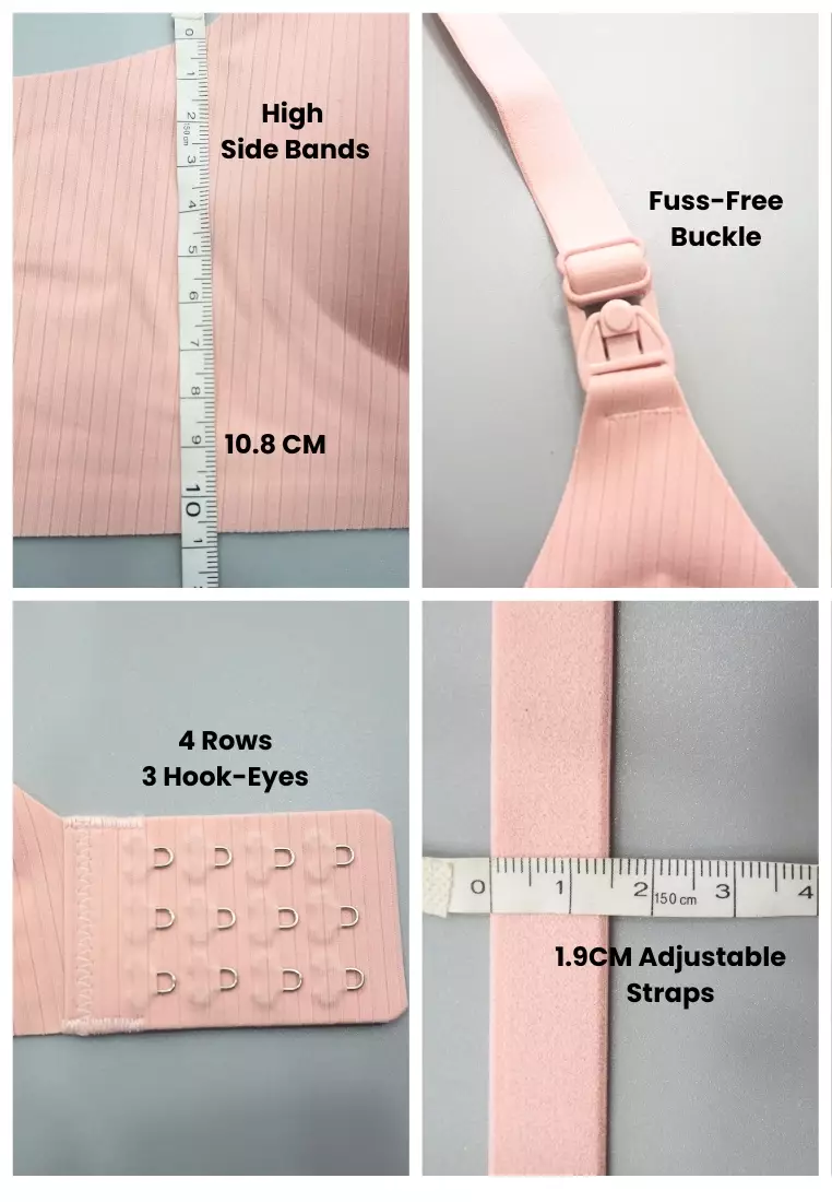 Premium Zaylin Seamless Nursing Bra in Pink