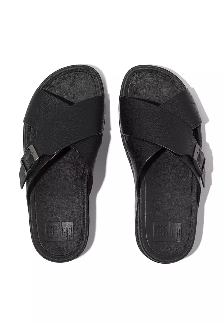 Surfer Fitflop Cross Slide Sandals Surfer Mens Tumbled  display picture 1