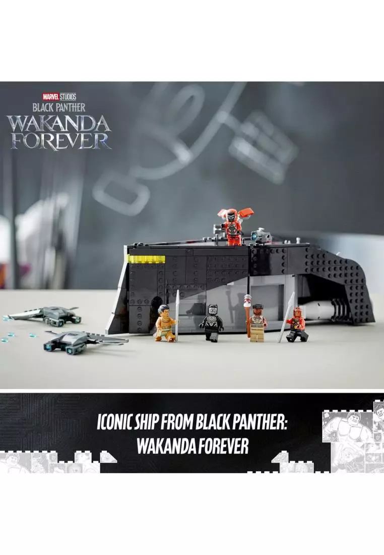 LEGO Marvel Studios Black Panther Wakanda Forever Black Panther: War on the  Water Set 76214 - US