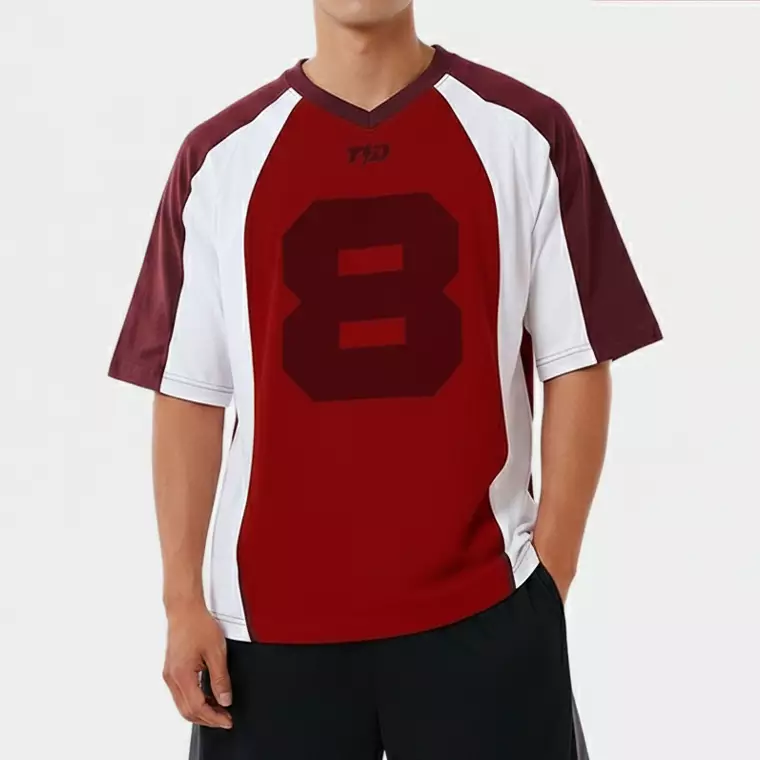 TDACTIVE kaos oversize drifit IMLEK CNY Merah Jersey 160gsm merah maroon 8 FLEXFIT MSB38