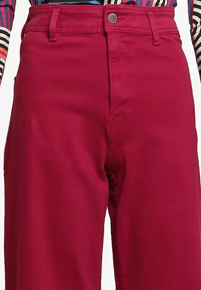 Cropped Culotte Jeans