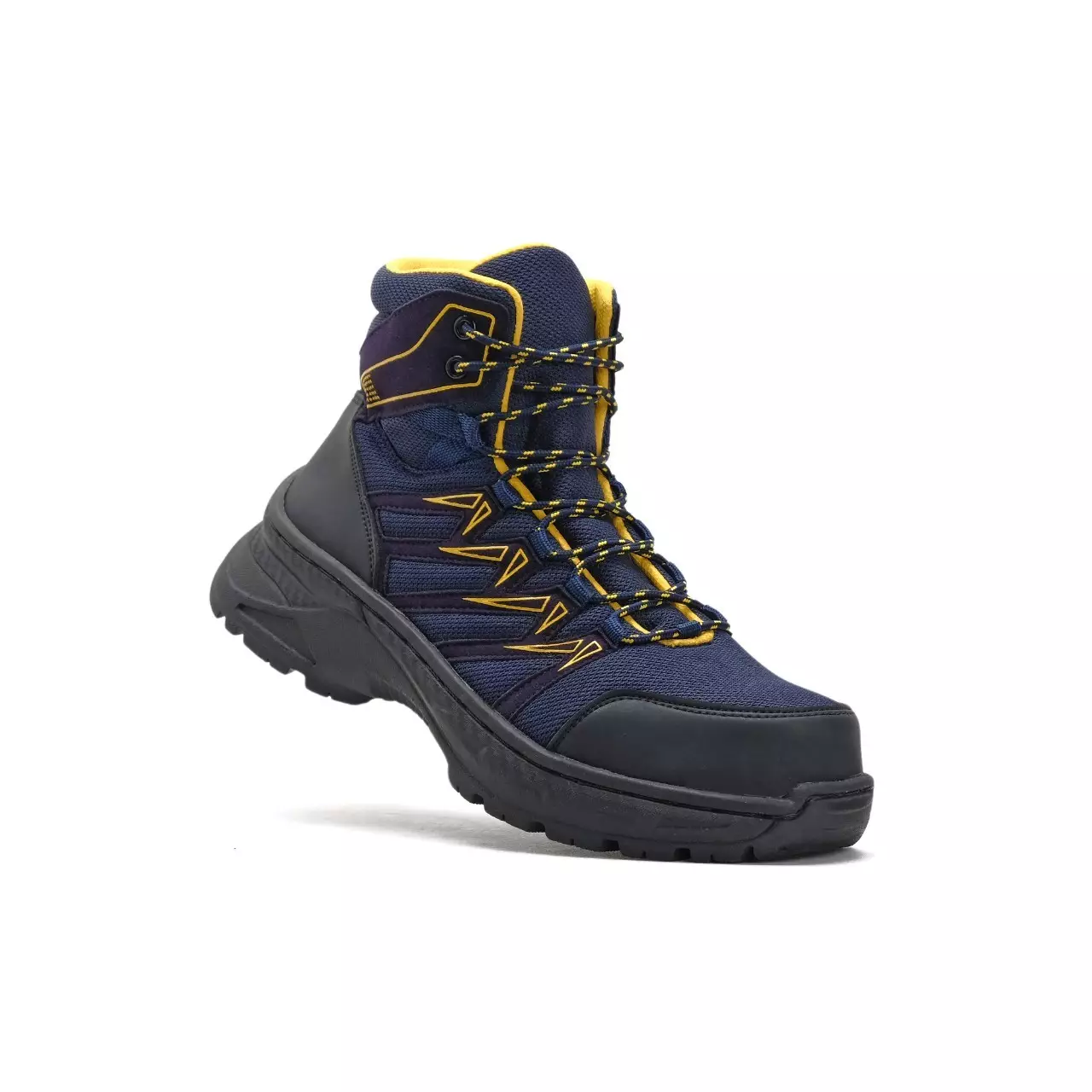 Country Boots Tocki - Sepatu Hiking Adventure Boots Pria Safety - Navy Yellow
