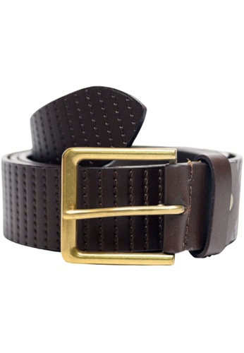 Oxhide brown Brown Casual Leather Belt Men - Full Grain Leather Belt - Leather Belt Men For Jean - Wide Leather Belt 38mm- BLC1 Oxhide Brown DCB09ACC990295GS_1
