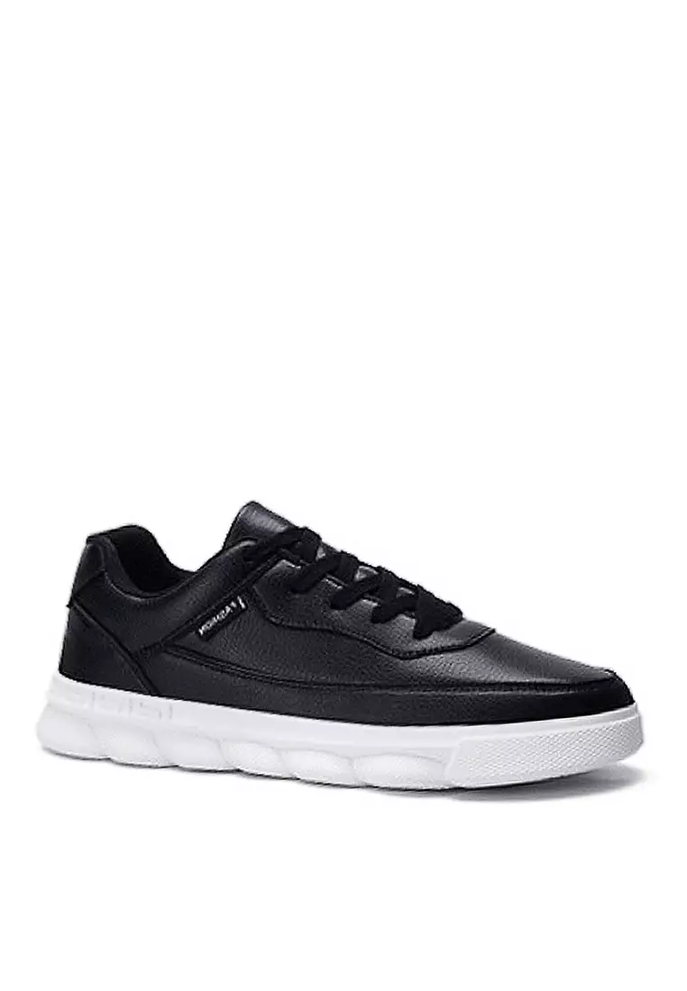 White tennis shoes with black soles on sale