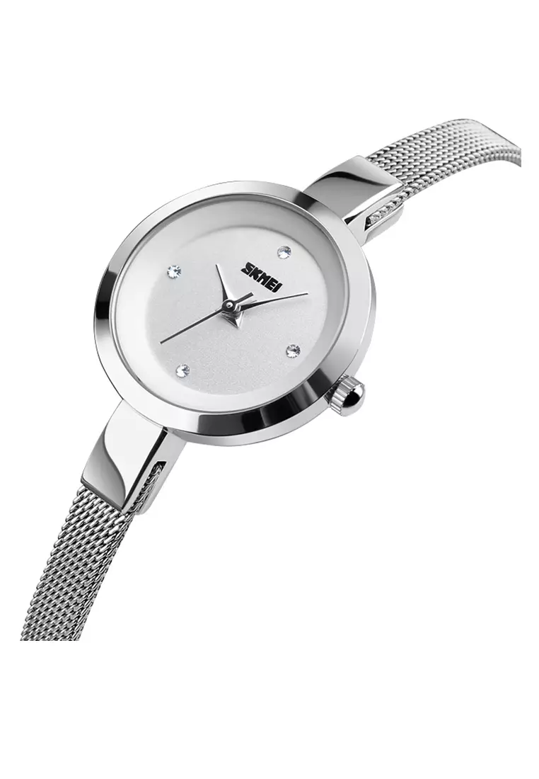 Skmei - Jam Tangan Wanita - Silver - Stainless Steel - 1390