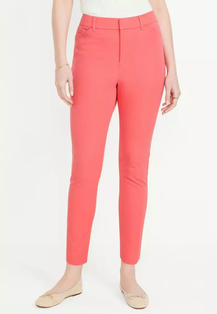 High-Waisted Pixie Skinny Ankle Pants For Women