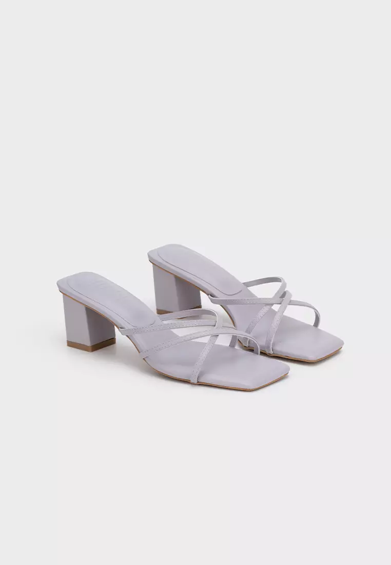 STRAPPY CLOUDFOAM CHUNKY HEEL SLIDE