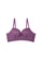 ZITIQUE purple Women's Basic 3/4 Cup Ultra-thin No Steel Ring Lingerie Set (Bra And Underwear) - Purple 9B5DEUS76E9905GS_2