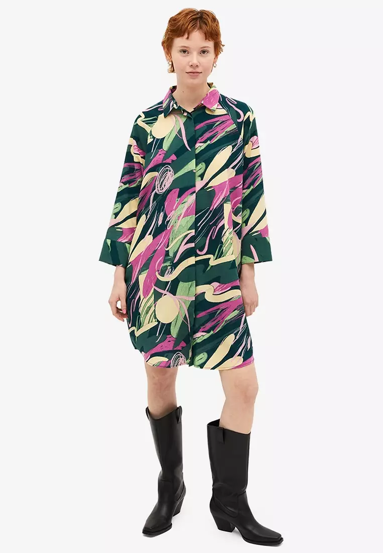 Monki oversized hotsell shirt dress