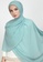 POPLOOK green Aida XL Chiffon Tudung Headscarf 8F1D3AACA7073FGS_1