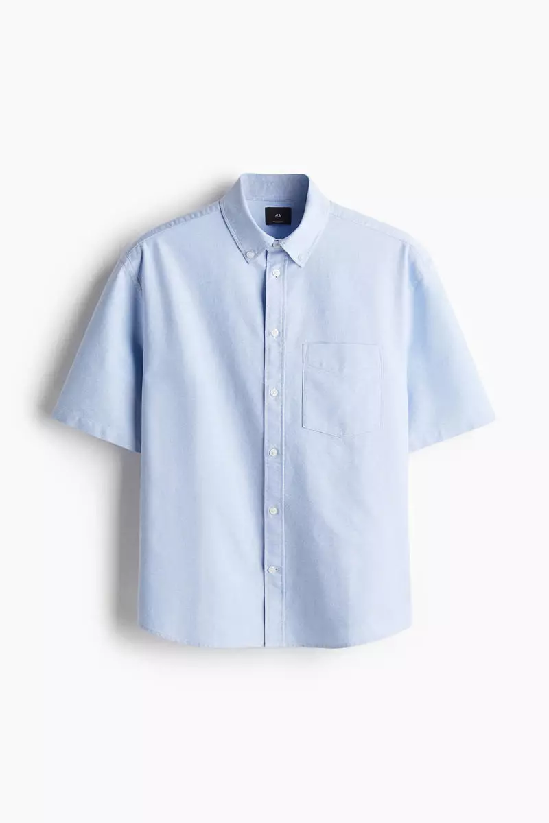 Regular Fit Short-sleeved Oxford shirt