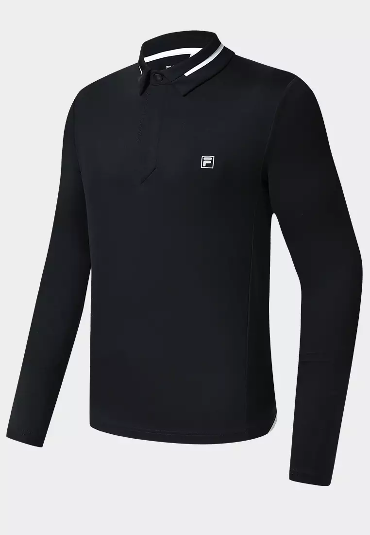 Golf long sleeve polos clearance