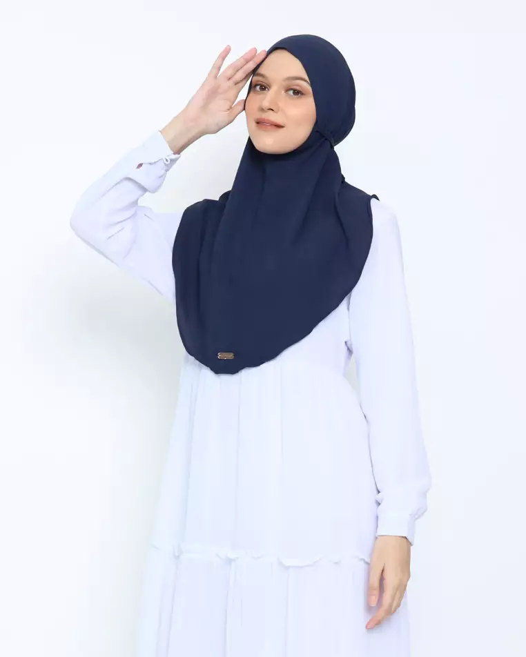 Faiza Bergo Airflow Navy