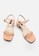 Benitz orange Benitz Women Double Strap Block Heels sandal 269F2SH6044CC7GS_4