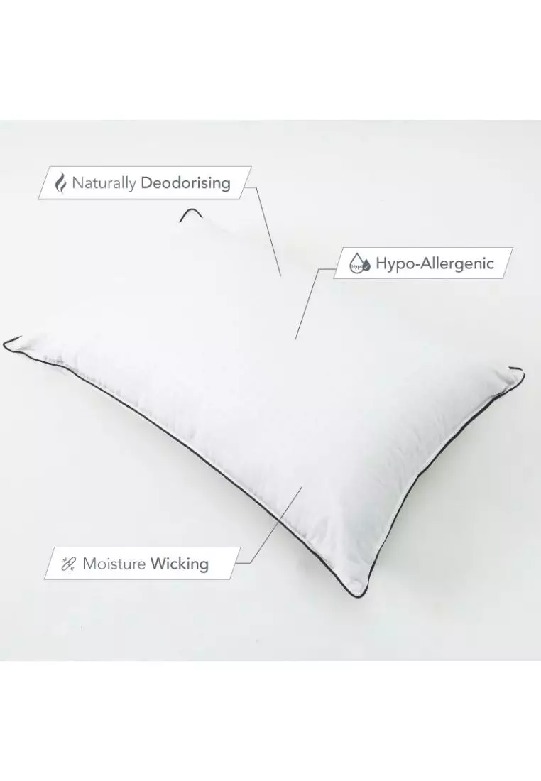 Buy Epitex Epitex Premium Bamboo Charcoal Firm Neck Support Pillow Luxury Pillow (1100g) 2024