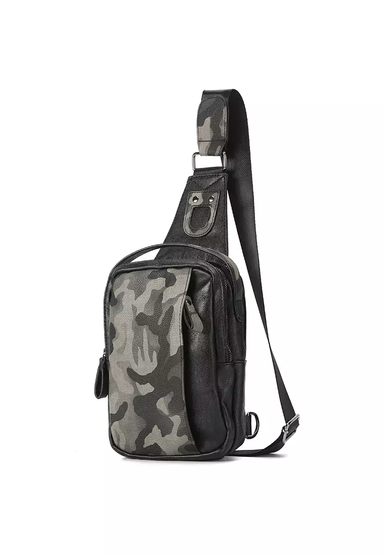 Buy Lara Men's Large Capacity Crossbody Chest Bag - Camouflage