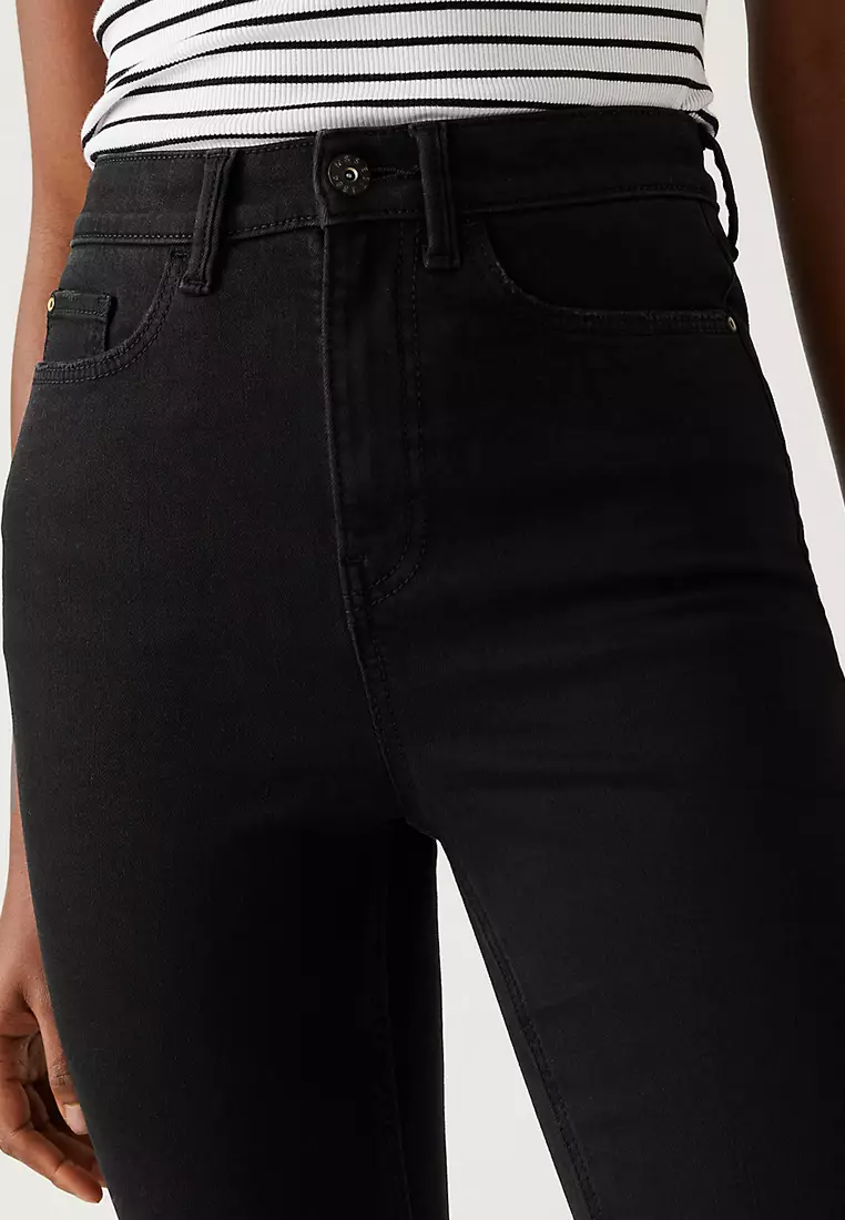 Supersoft High Waisted Skinny Cropped Jeans