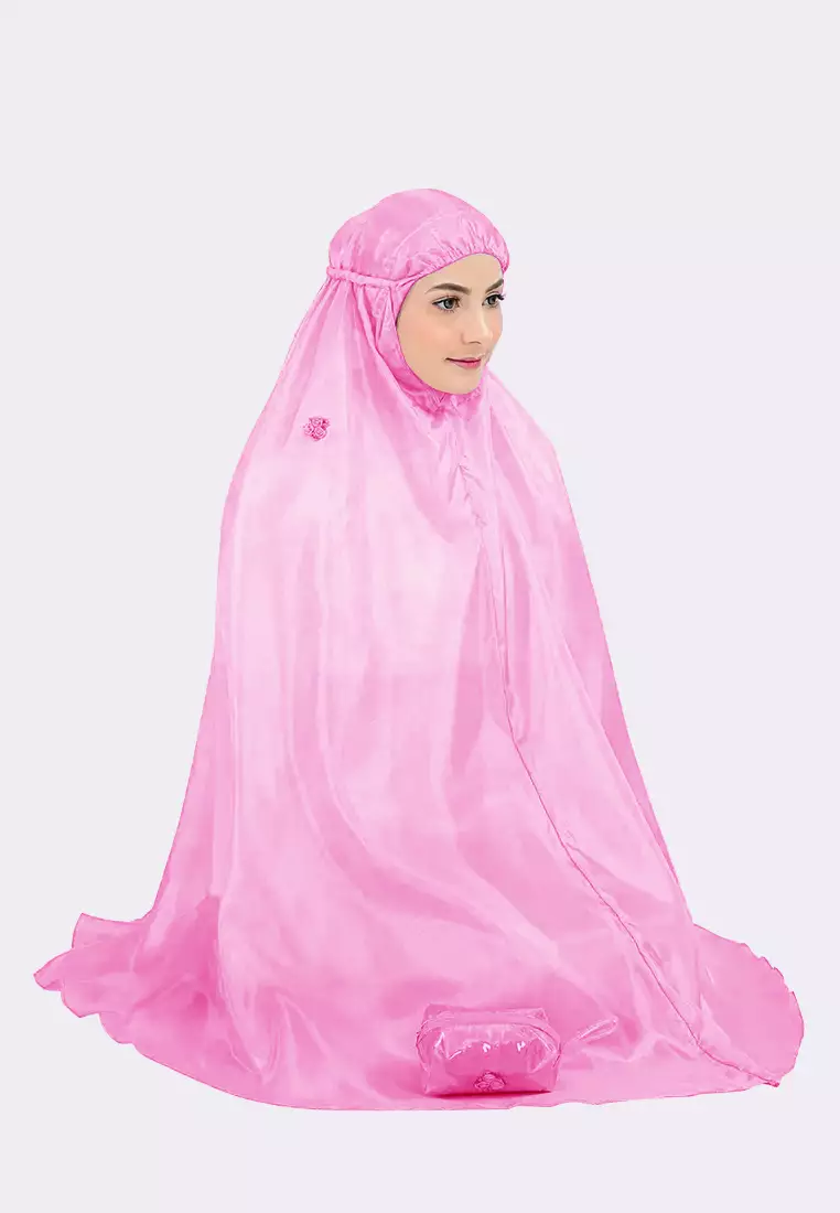 Cotton Bee - Mukena Traveling Syamma Sulam Pouch Mika Prayer Set