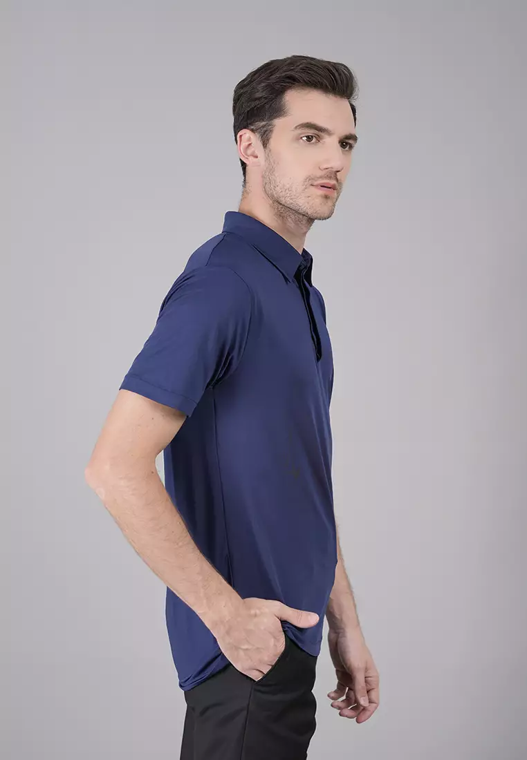 Johnwin Polo Drifit Polo Shirt Kaos Polo Navy Polos FWS.638.H007.003