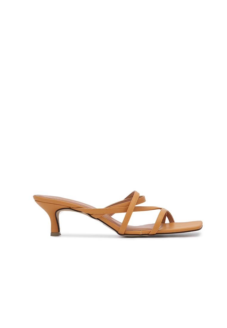 STRAPPY HEELED SLIDE