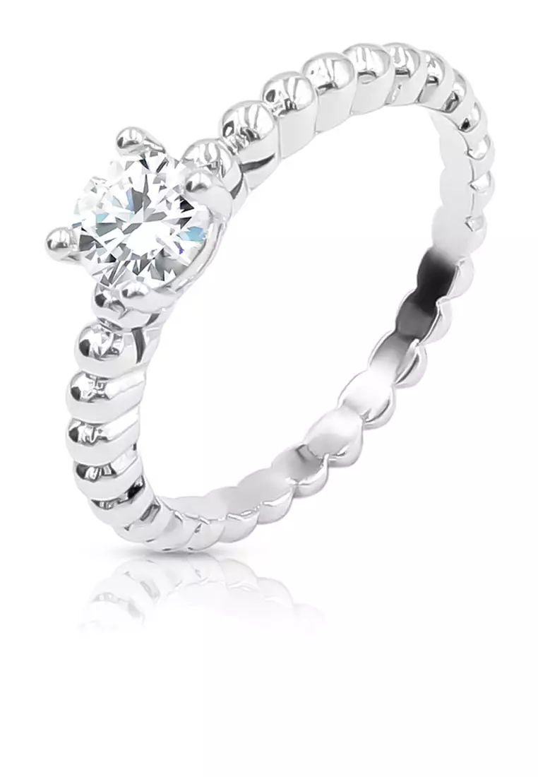 Gold band with new arrivals diamonds all around