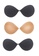 Kiss & Tell black and beige 3 Pack Lexi Thick Push Up Stick On Nubra in 1Nude and 2Black Seamless Invisible Reusable Adhesive Stick on Wedding Bra 隐形聚拢胸 6E6CBUSD0688C0GS_1