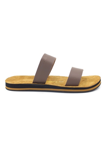 SoleSimple brown Warsaw - Brown Leather Sandals & Flip Flops CCF23SHBBC0A1DGS_1