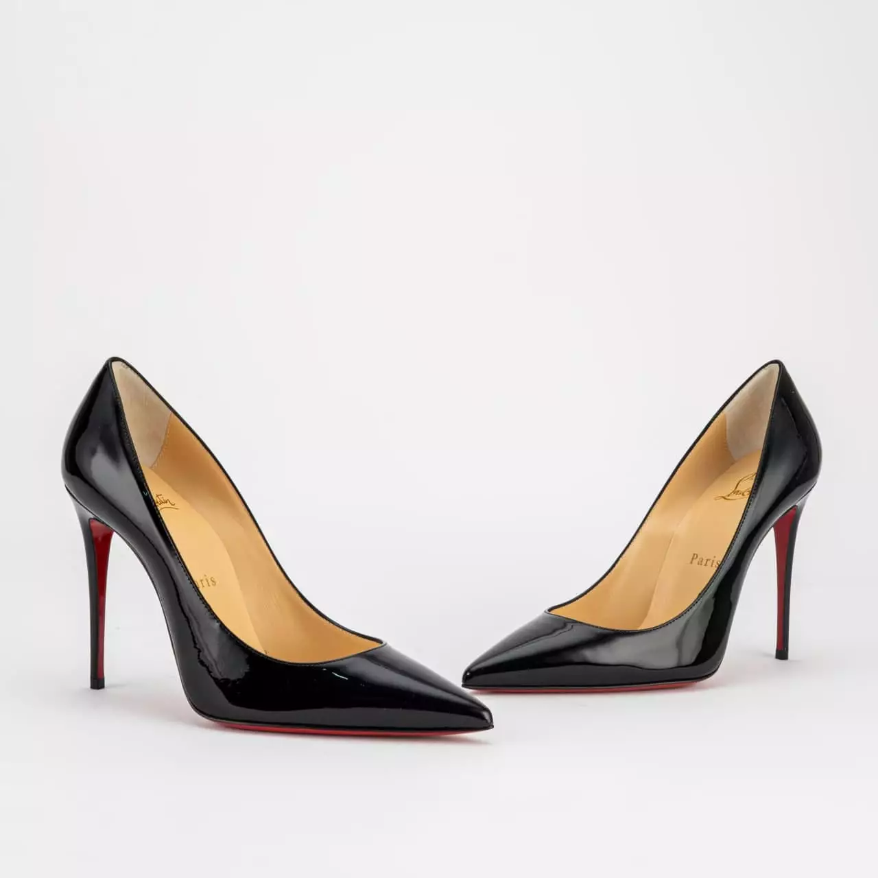 Kate - 100 mm Pumps - Patent calf leather - Black - Christian