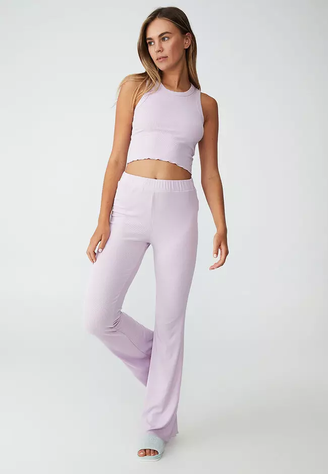 Jual Cotton On Body Sleep Recovery Flare Pants Original 2023 ZALORA