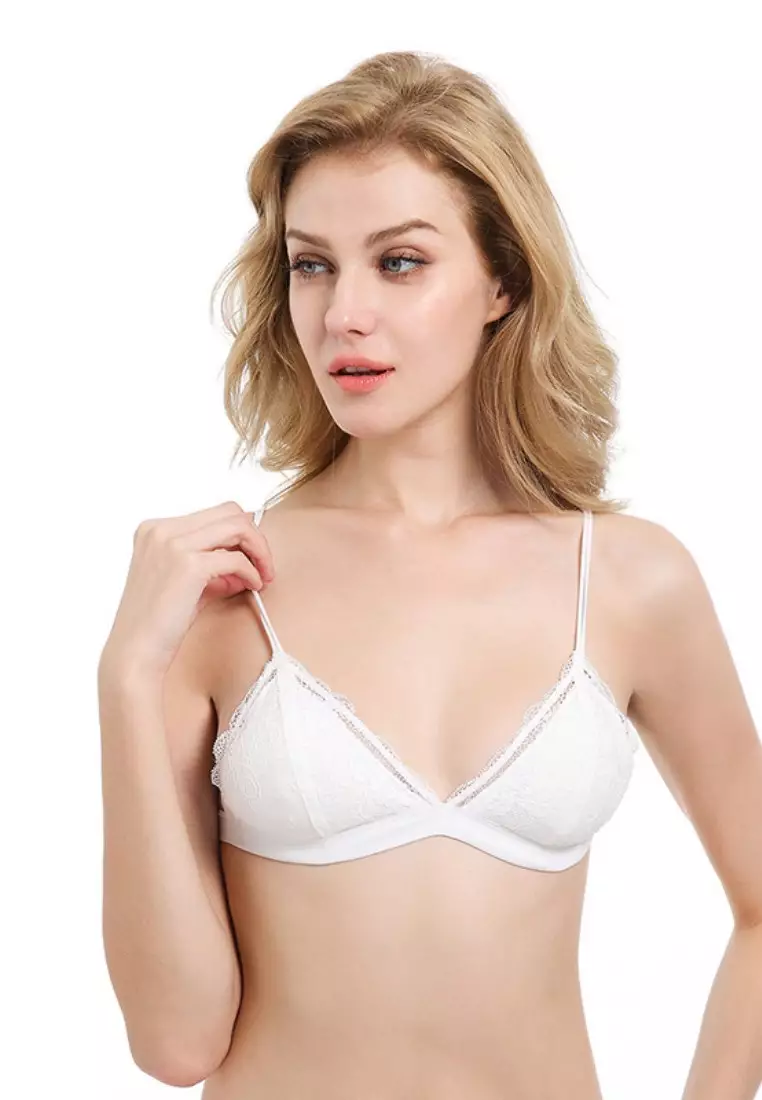 MALAYSIA STOCK [LFB9439] LAYLA WOMEN BRA SIMPLE&THIN WIRELESS BRA NYLON  ADJUSTABLE SHOULDER MALAYSIA SIZE 36, 38, 40, 42, Women's Fashion, New  Undergarments & Loungewear on Carousell