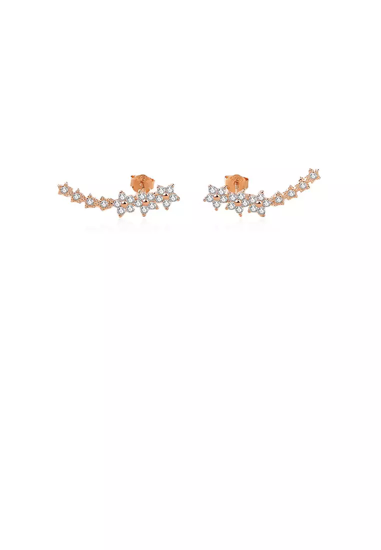 Cute rose gold hotsell earrings