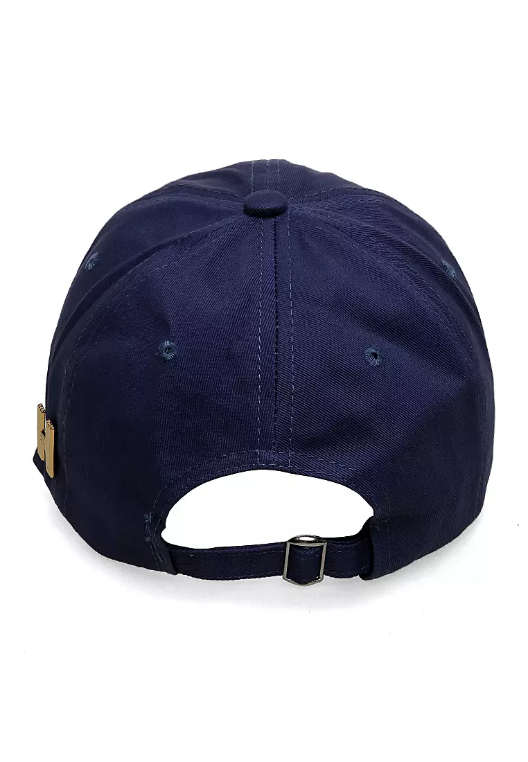 Drsh Topi Cap Snapback Baseball Unisex Sporty Resizable Strap Material Cotton ORIGINAL - Blue