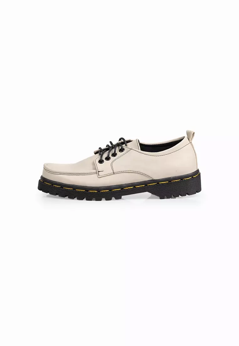 SEIS Versy Sepatu Docmart Wanita / Loafers Wanita - CREAM