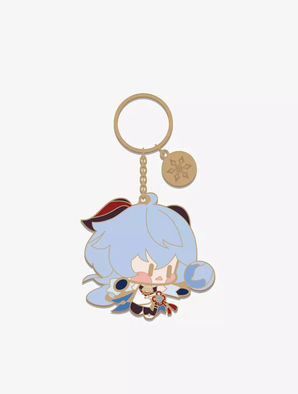 Nullset Genshin Impact Chibi Character Metal Keychain Ganyu -NLS30410