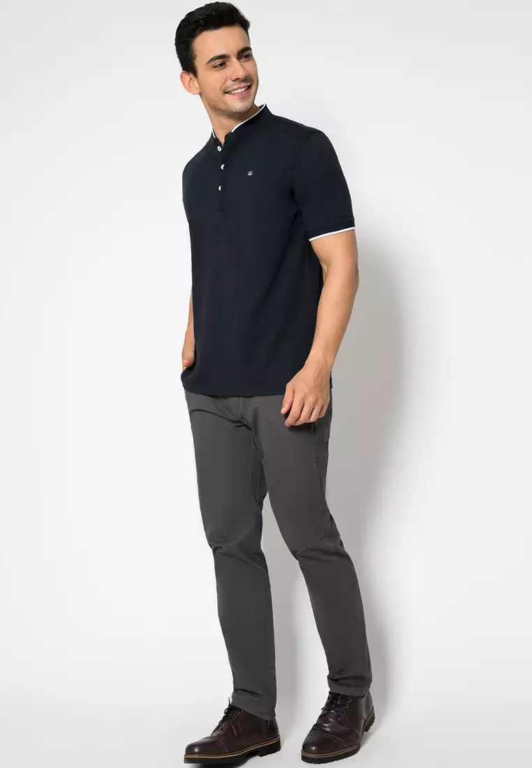 LGS - Celana Casual - Polos - Abu - SlimFit - CCT.514.S044.008