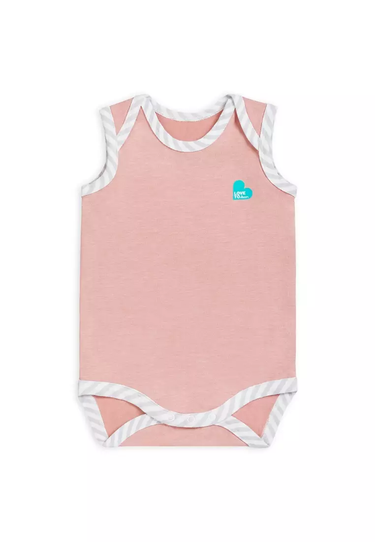 Love To Dream™ Ecovero™ Sleeveless Infant Toddler Bodysuit Rose
