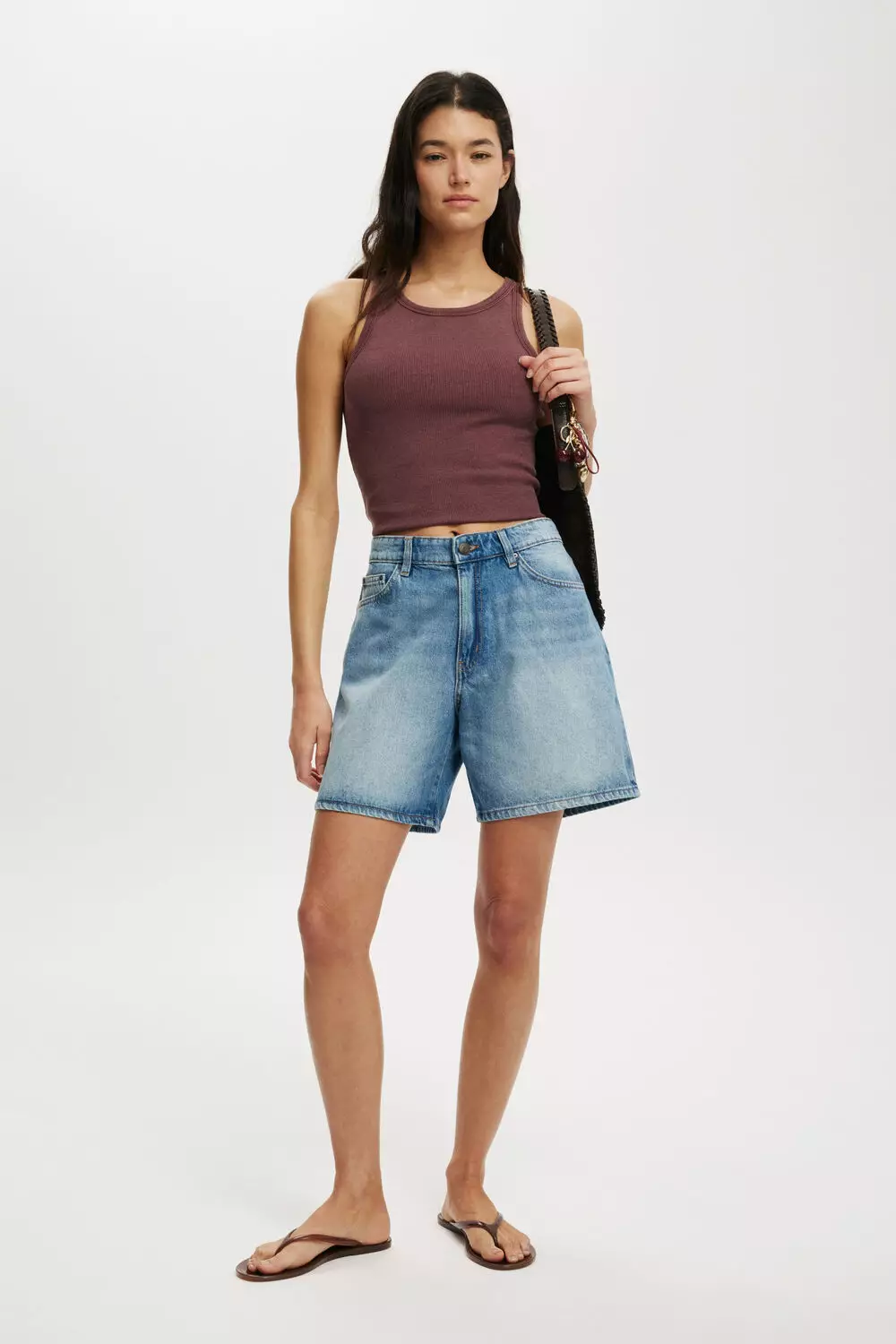 COTTON ON - JEANSWEAR - RELAXED DENIM SHORT