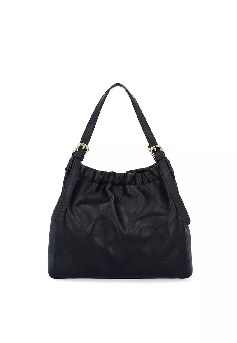 Mira Soft Top Handle Bag - Black
