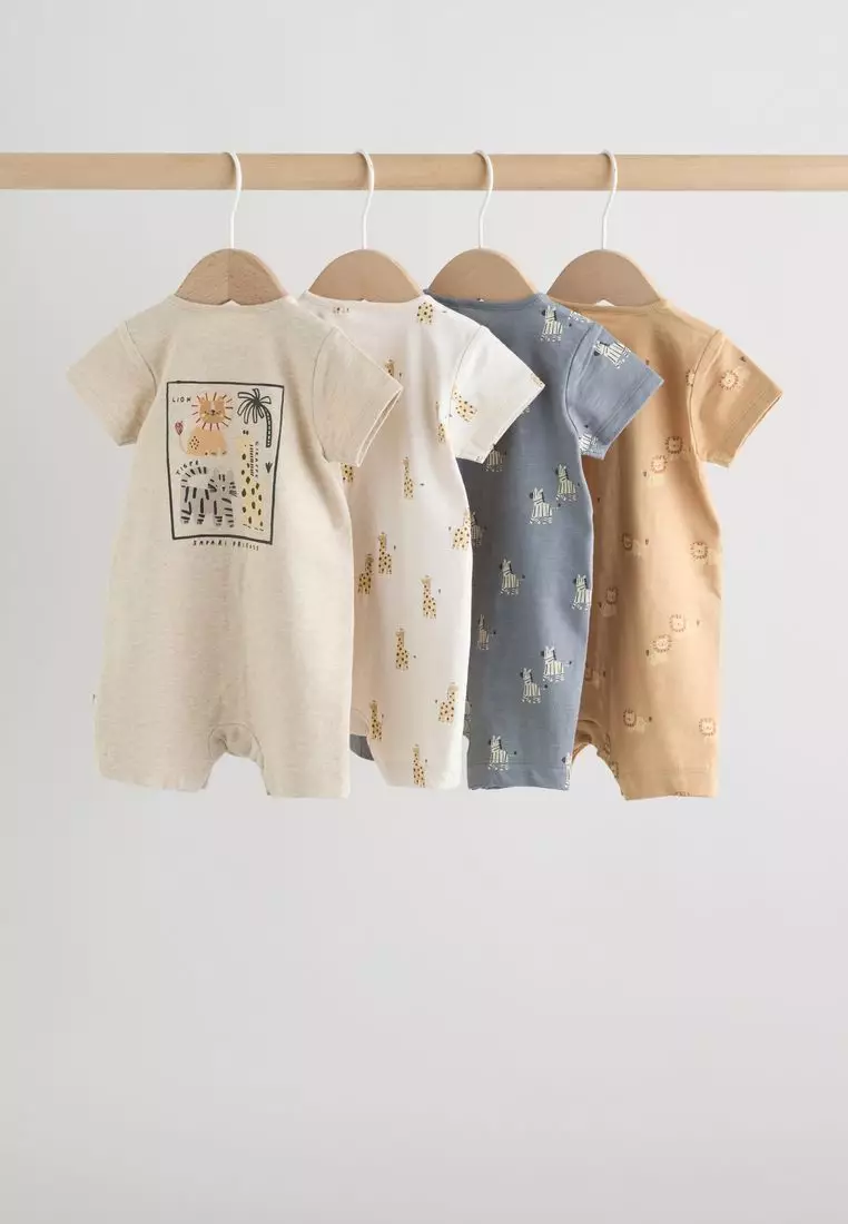 Jersey Baby Rompers 4 Pack